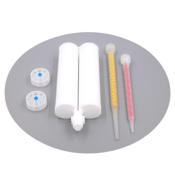 600ml 1:1  Silicone Sealant Cartridge Double Component Cartridge With Mixing Syringe