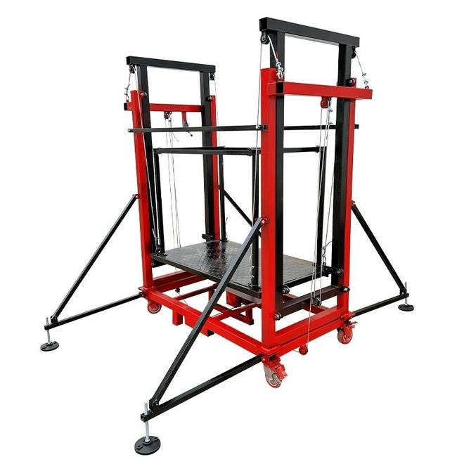 Electric Scaffold Lift Table Mobile Construction Aerial Work Platform