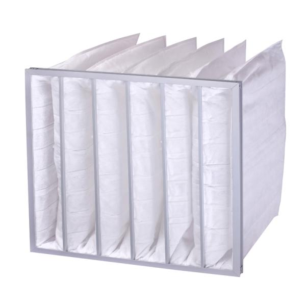 F5-F9 Premium Cleanroom Synthetic Pocket Air Filter with Aluminum Frame and Customizable Size for FFU Replacement