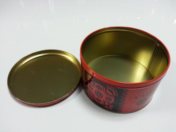 Metal cartuchos do chá da lata, Coffe/especiarias/recipientes folha-de-flandres do bolo