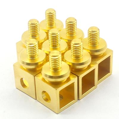 Micro Machining Brass CNC Turned Parts Precision 6061 6063 Aluminum Mechanical Parts