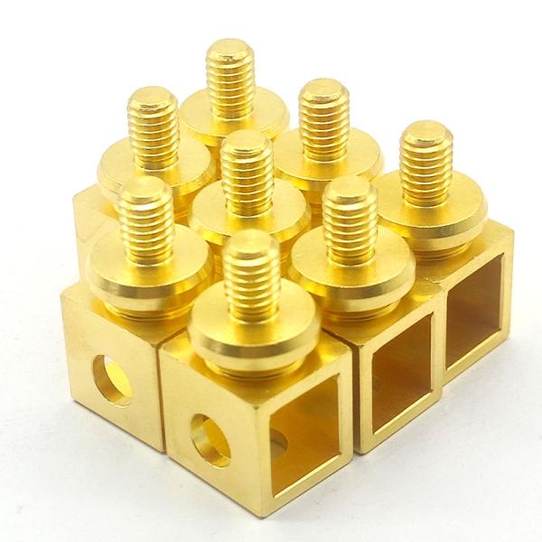 Micro Machining Brass CNC Turned Parts Precision 6061 6063 Aluminum Mechanical Parts