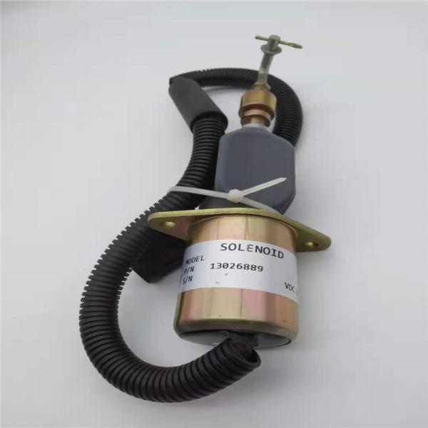 13026889 Stop Solenoid Valve Fit For DEUTZ 226B Diesel Engine Part Black Plug 24V