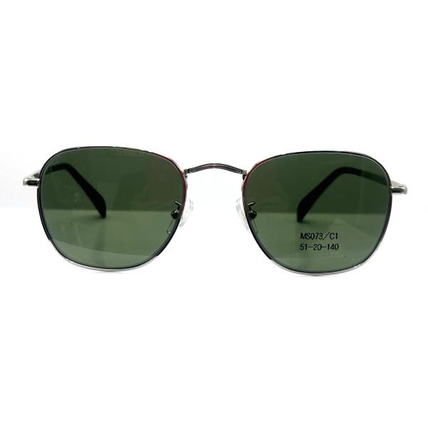 MS073 Vintage Metal Frame Sunglasses with Reflective Coating