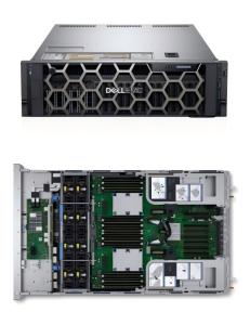 Dell PowerEdge R940 4ソケット 3U ラック サーバー 48 DDR4 DIMM スロット