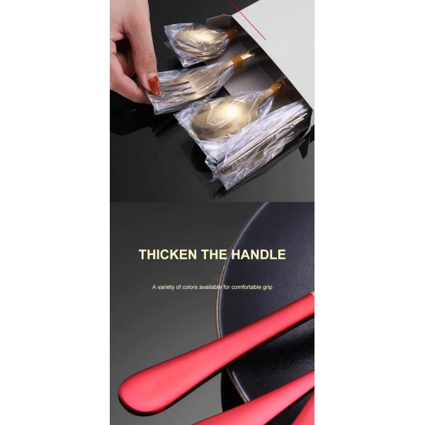 24 Pieces Stainless Steel Cutlery Knife Fork Spoon Flatware Cubiertos with Gift Box