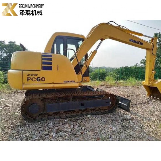 6200 KG peso da máquina usada Komatsu PC60-7 Excavator do Japão original bomba hidráulica