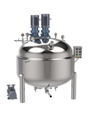 PLC Controlled liquid blending machine with Homogenizing Head and Tilt Tank