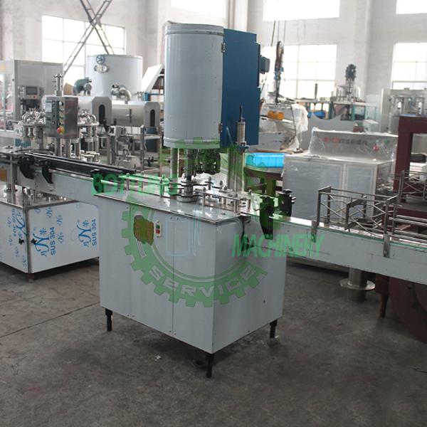 One Head Auto Pop Can Lid / Cap Sealer For Cans Filling Machine