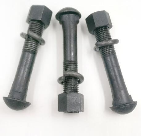 Customized High Strength Hex Head Bolt Cup Oval Neck Bolt Railway Fish Bolt