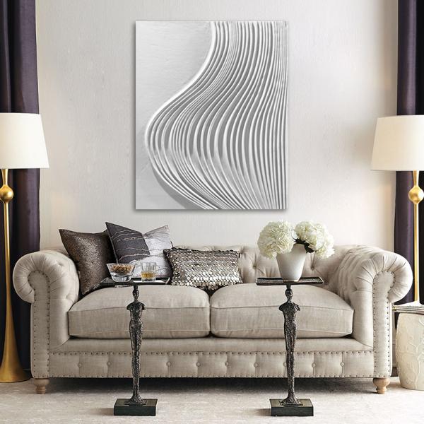 100% artesanal pintura de artista blanco grabado artesanía para interiores arte decoraciones de paredes