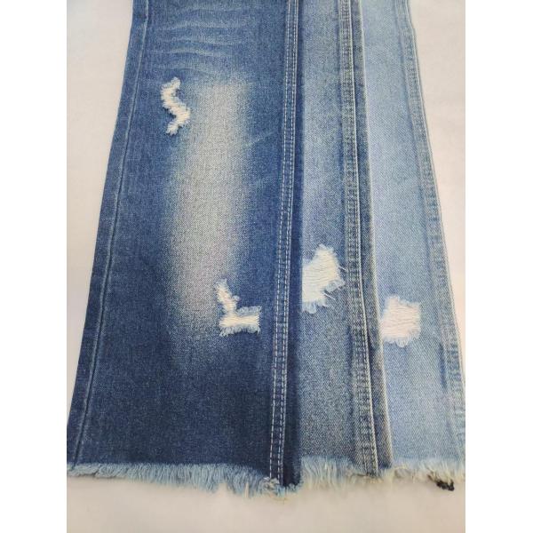 Tejido vaquero de algodón 70% INDIGO OSCURO súper suave de 12.8 oz con 180 cm de ancho completo para vaqueros