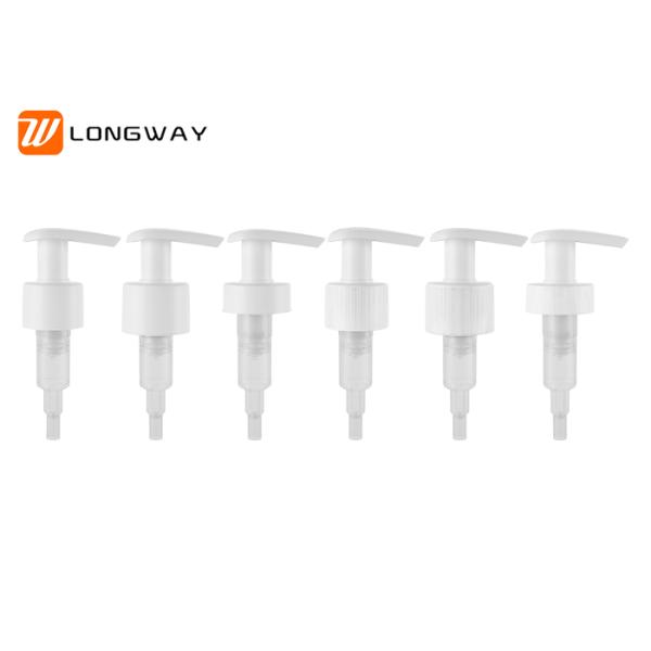 Silver Aluminium Body Lotion Dispenser Pump Top / Soap Dispenser Pump Head