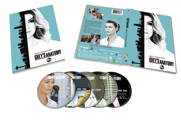 Free DHL Shipping@New Release HOT TV Series Grey's Anatomy Season 13 Boxset Wholesale,Brand New Factory Sealed!!