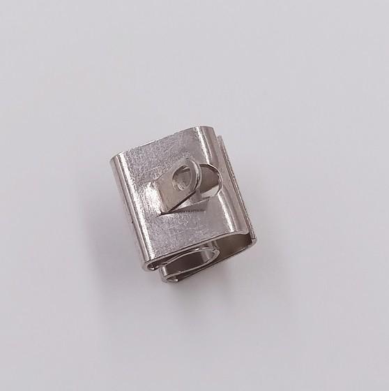 Custom Stainless Steel Metal Stamping Parts Clip Nickel Plated RoHS Certification