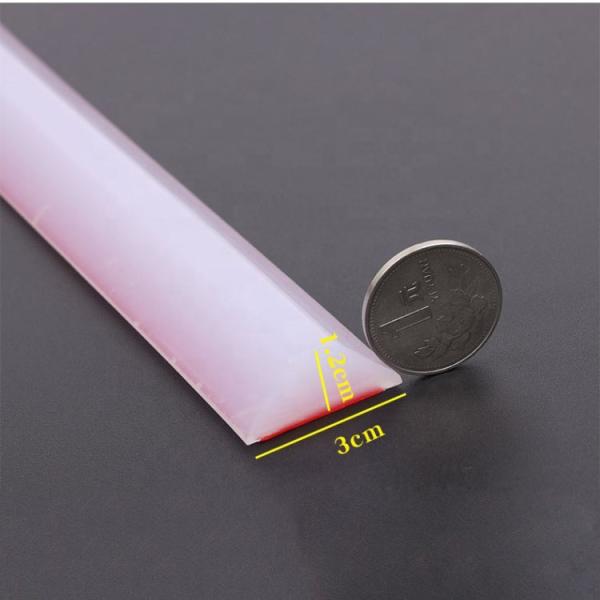 Easy-to-Install 50X30mm Silicone Water Stopper for Frameless Shower Door Threshold