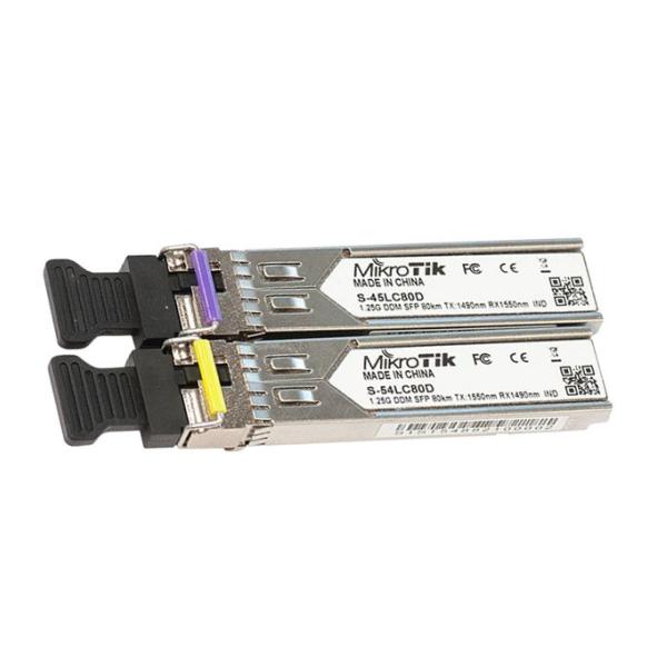 FTTH 1.25G 80km Gigabit SFP Module MikroTik S-4554LC80D