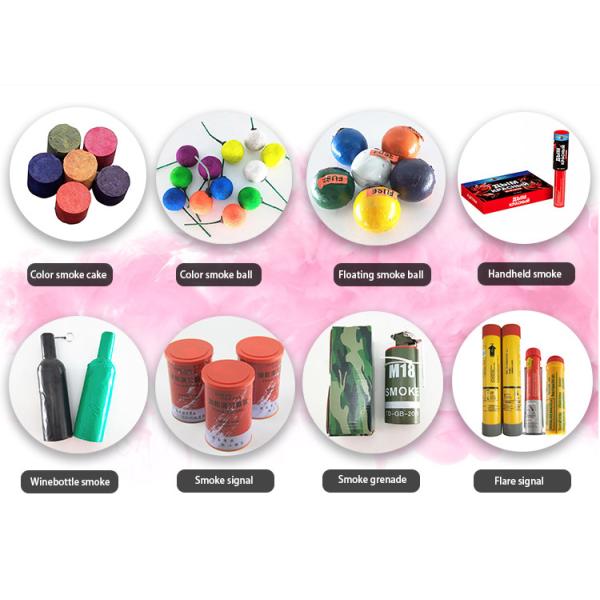 2 Minutes Rainbow Colorful Smoke Bomb Handheld OEM Package