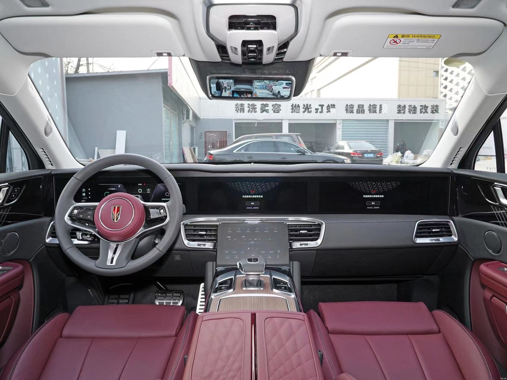 Места Hongqi E-HS9 2022 690KM Qixiang EV большие SUV 6 ИСПРАВЛЯЮТ шестерня AWD