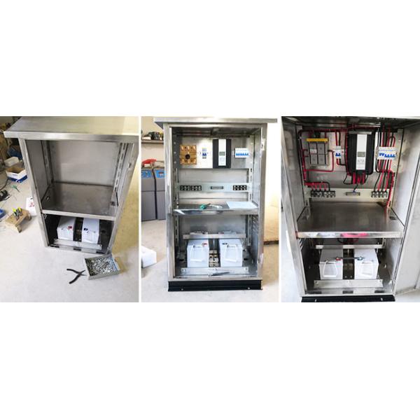 Powder Coating Off Grid Power Distribution Cabinet Stainless Steel Outdoor