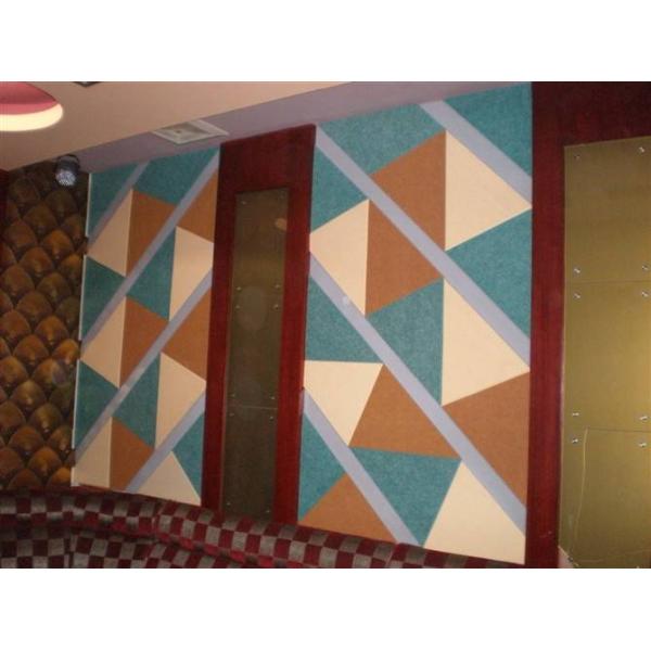 Изогнутая звукоизоляционная плита полиэстера внутренней стены, панели волокна декоративные звукопоглотительные