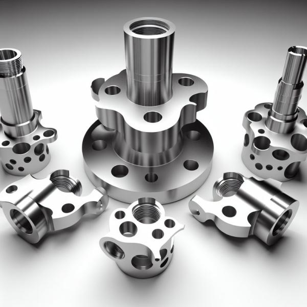 Precision CNC Machined Aluminum Valve Pump Parts