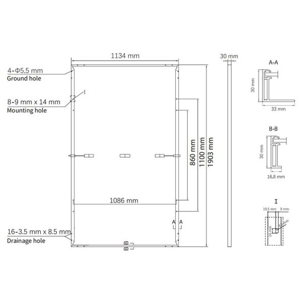 Астронергия 5Semi CHSM60M-HC Монофациальная серия ((182) Новый дом 450w 455w 460w Солнечные панели