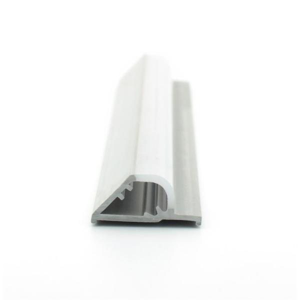Medical Equipment White Plastic U Channel Trim Deformation Resistant Plastic Angle Trim