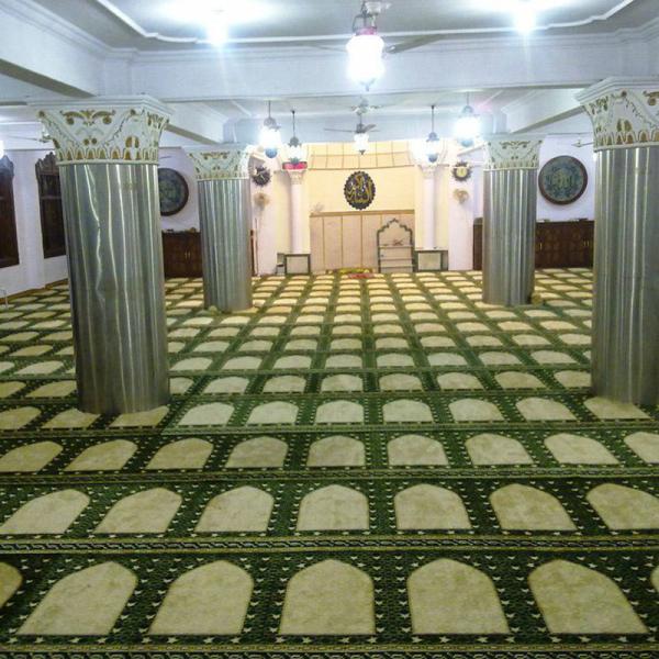 Custom Church Wall to Wall Axminster Carpet Roll for Muslim Hotel Room Backing PP Back