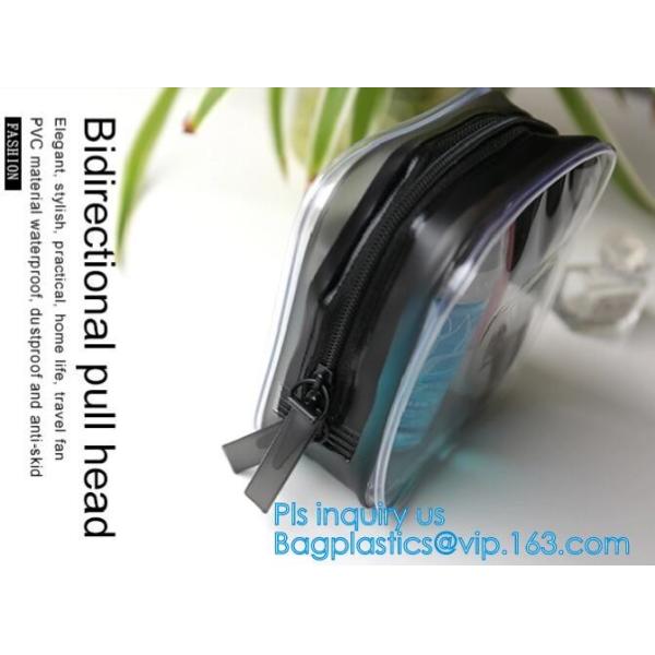 Сумки гигиенической косметикаи макияжа женщин сумки PVC перемещения портативные прозрачные водоустойчивые косметические, мешок PVC косметический, сумка макияжа PVC,