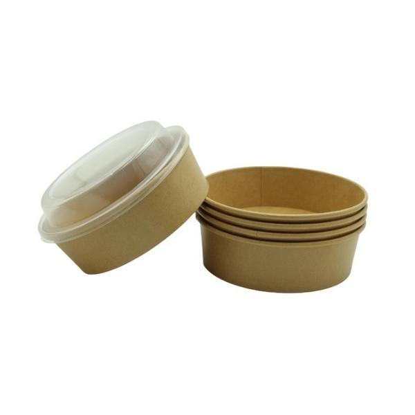 Eco Friendly Disposable Paper Bowl Leak Proof 50oz Kraft Paper Food Container