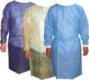Blue Impervious Disposable Protective Clothing Anti Dust For Medical Filed