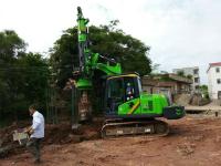 Construção Rig Piling Max hidráulico da estrada. Custo de ponto baixo alto da estabilidade da profundidade 24m Máximo Perfuração Diâmetro 1200mm da perfuração
