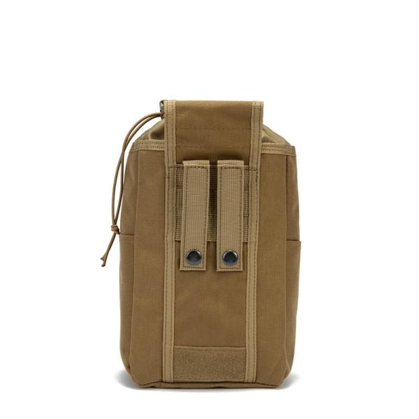 Tactical MOLLE Water-Resistant Foldable Utility Pouch - 1.2L Collapsible Waist Pack for Hiking, Camping & Cycling (4 Colors)