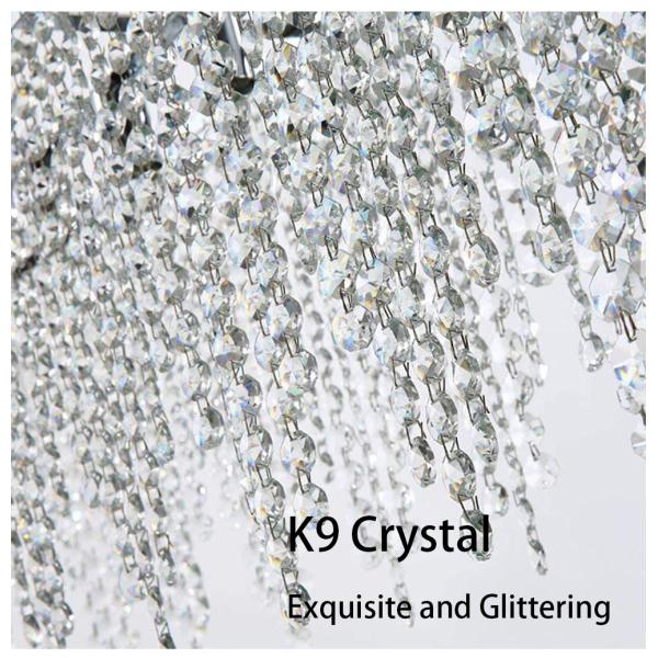 Crystal Chain Ceiling Lights New Lampara Techo for Home Decor guzhen lighting(WH-CA-107)
