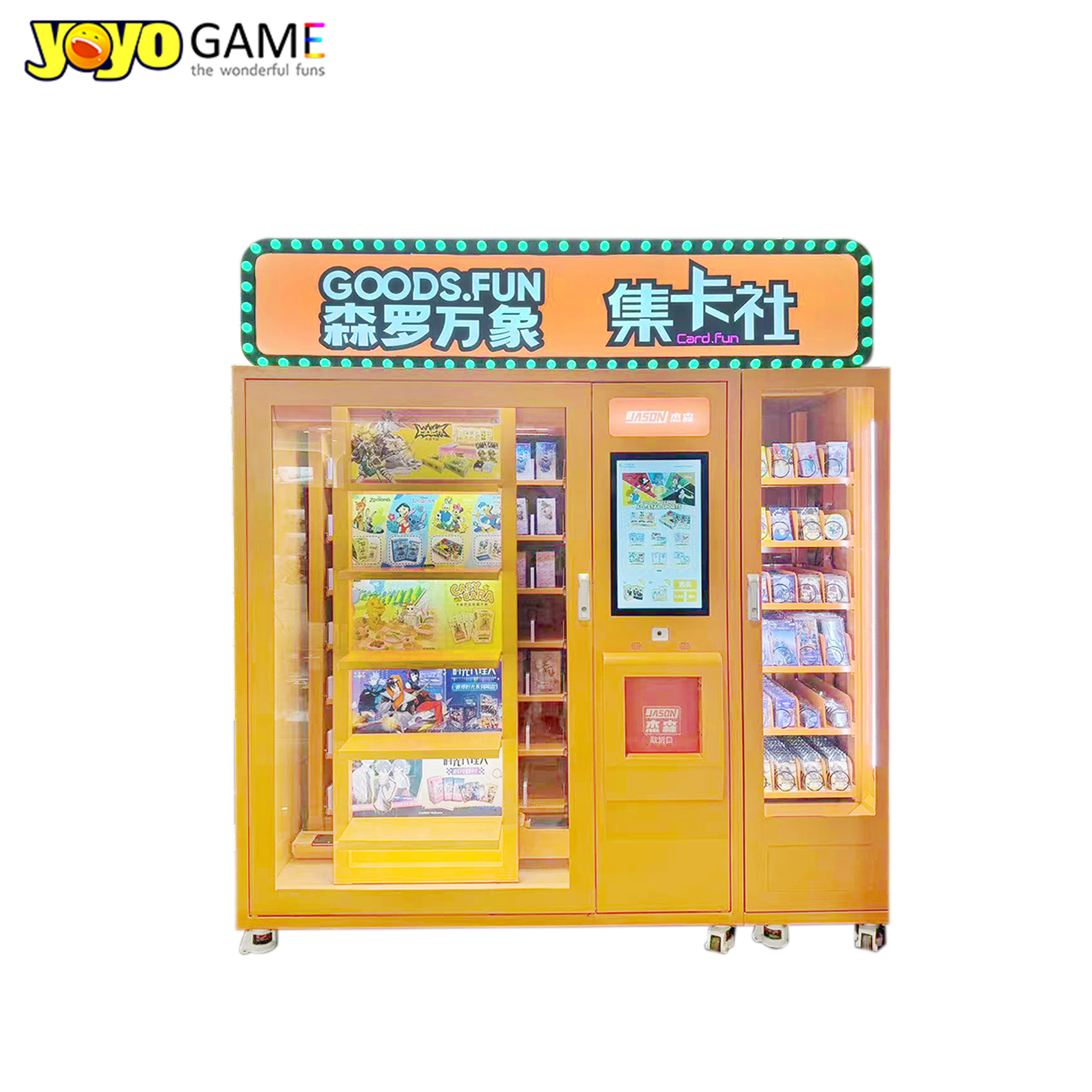 Blind Box Vending Machine Track-Type XY-Axis Dispensing Touchscreen Control for Figurine Retail