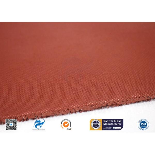 580g Silicone Coated Fiberglass Cloth High Temperature Resistant Red