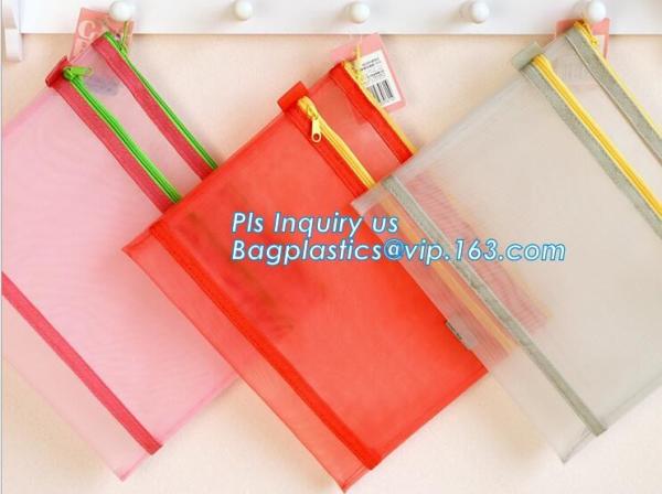 Colorful nylon zipper file folder bag with your own logo, zipper lock file bag, zipper file folder bag, carrying file ba