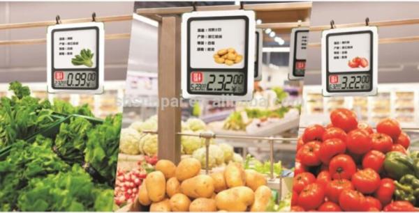 rfid electronic price tag/price tag/price label in logistic facility for supermarket and retail store