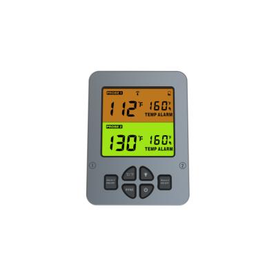 Dual Probe BBQ Meat Thermometer With Timer Countdown For Smoker Temperature