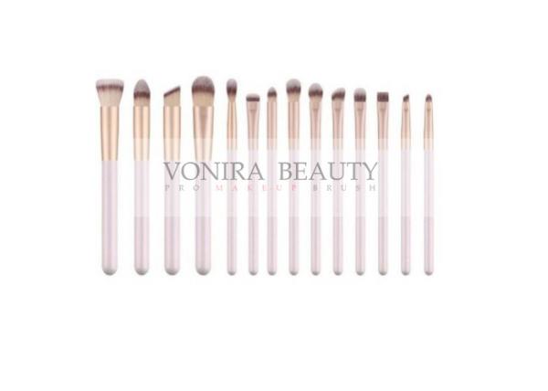 Costume seu próprio Logo Vonira Professional 23 da composição das escovas da marca própria partes do grupo de Kit Vegan Synthetic Makeup Brush