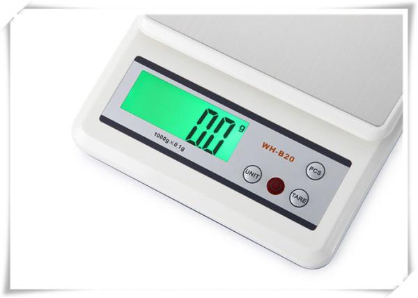 0.1g Increment Food Measuring Scale Equips Big Size Weighing Platform