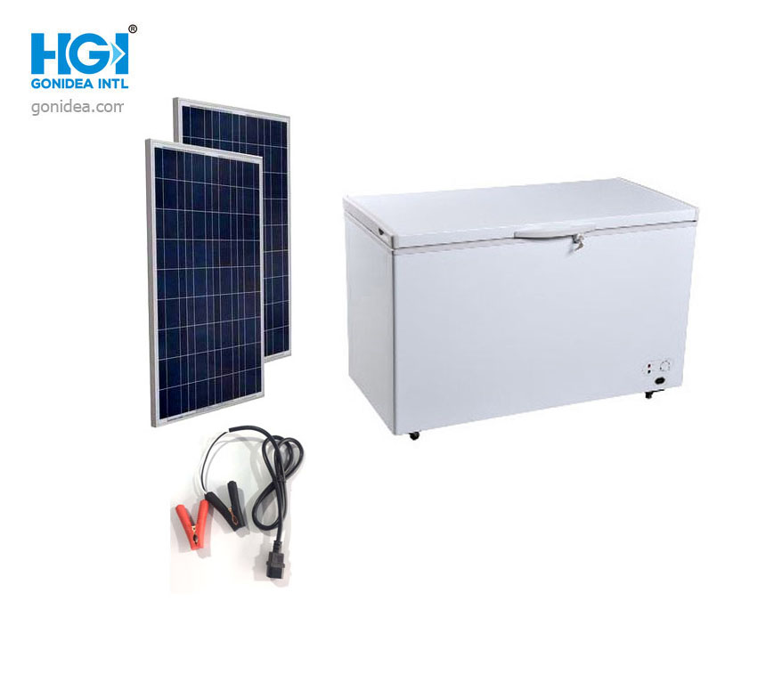 Cf DC 12V 350 Ltr 12,3 морозильника одиночных CB двери солнечные приведенные в действие