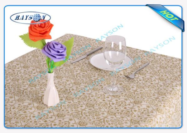 A toalha de mesa/restaurante não tecidos descartáveis Pantone combinou o pano de tabela