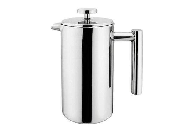12 - 51oz Metal French Press Coffee Maker Double Wall Keep Warm Shinny Cafetiere Coffee Filter