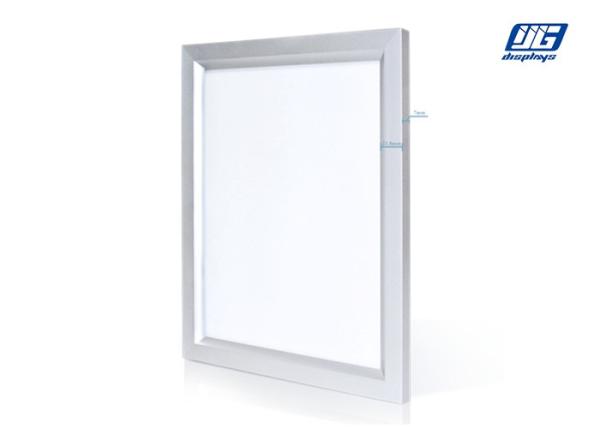 Easy Poster Side Inserting Silver Aluminum Profile Slim Poster Frame For Supermarket