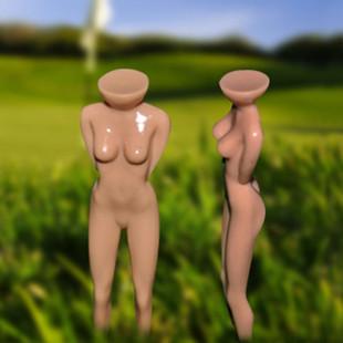golf tee , golf tees , naked golf tee , golf tee with woman , beauty tee