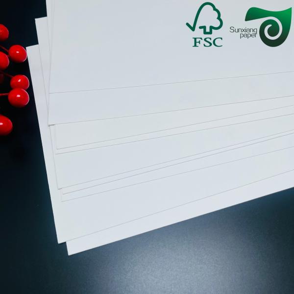 FSC Foldcote  250gsm Plain C1S Recyclable Folding Box Board  Ideal For Packaging