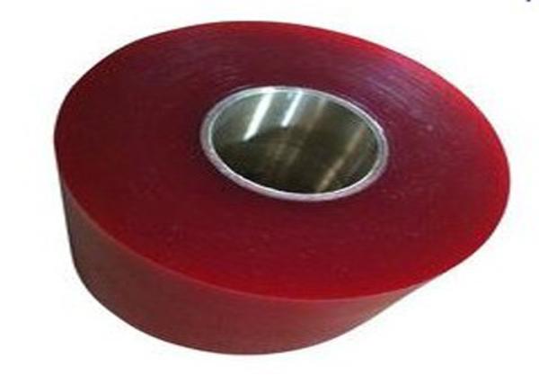 Que envelhece o revestimento do poliuretano do plutônio do vermelho rolos industriais resistentes roda/rodas do poliuretano