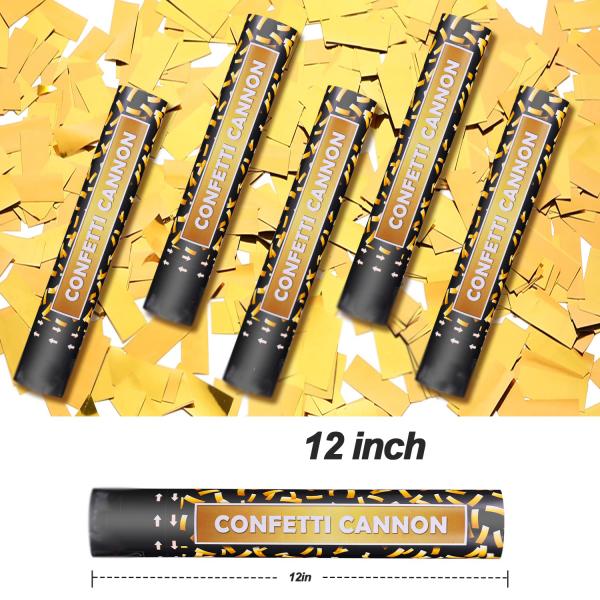 40cm Multicolor Biodegradable Party Popper Confetti Cannons for Colorful Celebrations